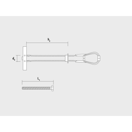 Cheville Bascule Pour Corps Creux Bt Plus Avec Vis